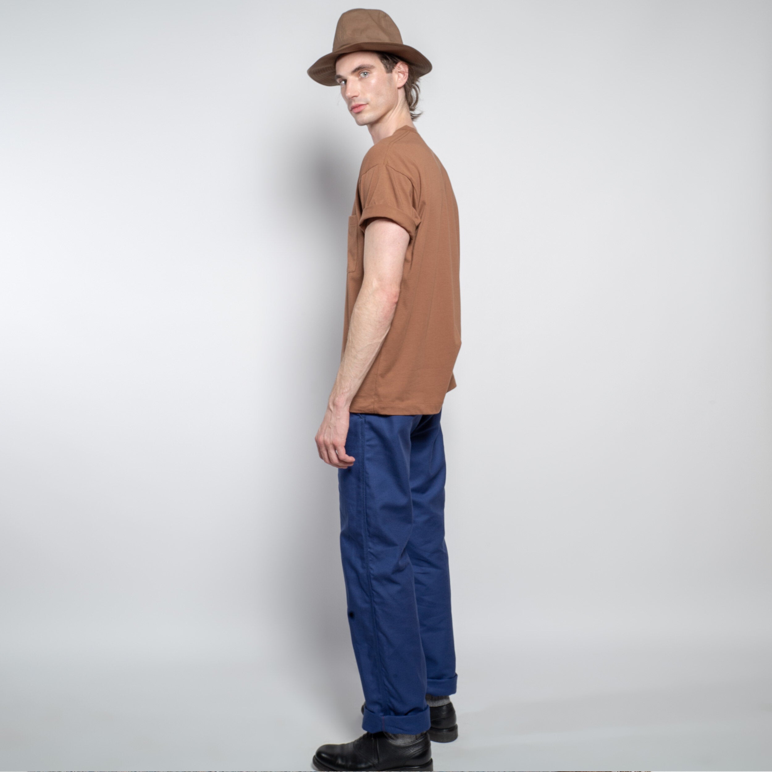 LE LABOUREUR（ラブルール） ワークパンツ（ハウンドトゥース