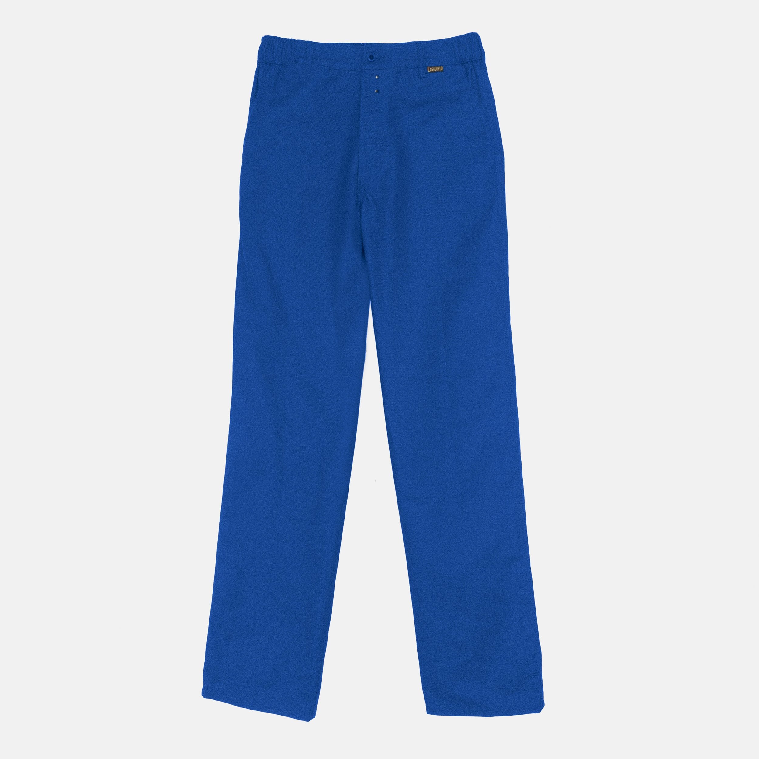 Le Laboureur French Cotton Work Pant in French Blue