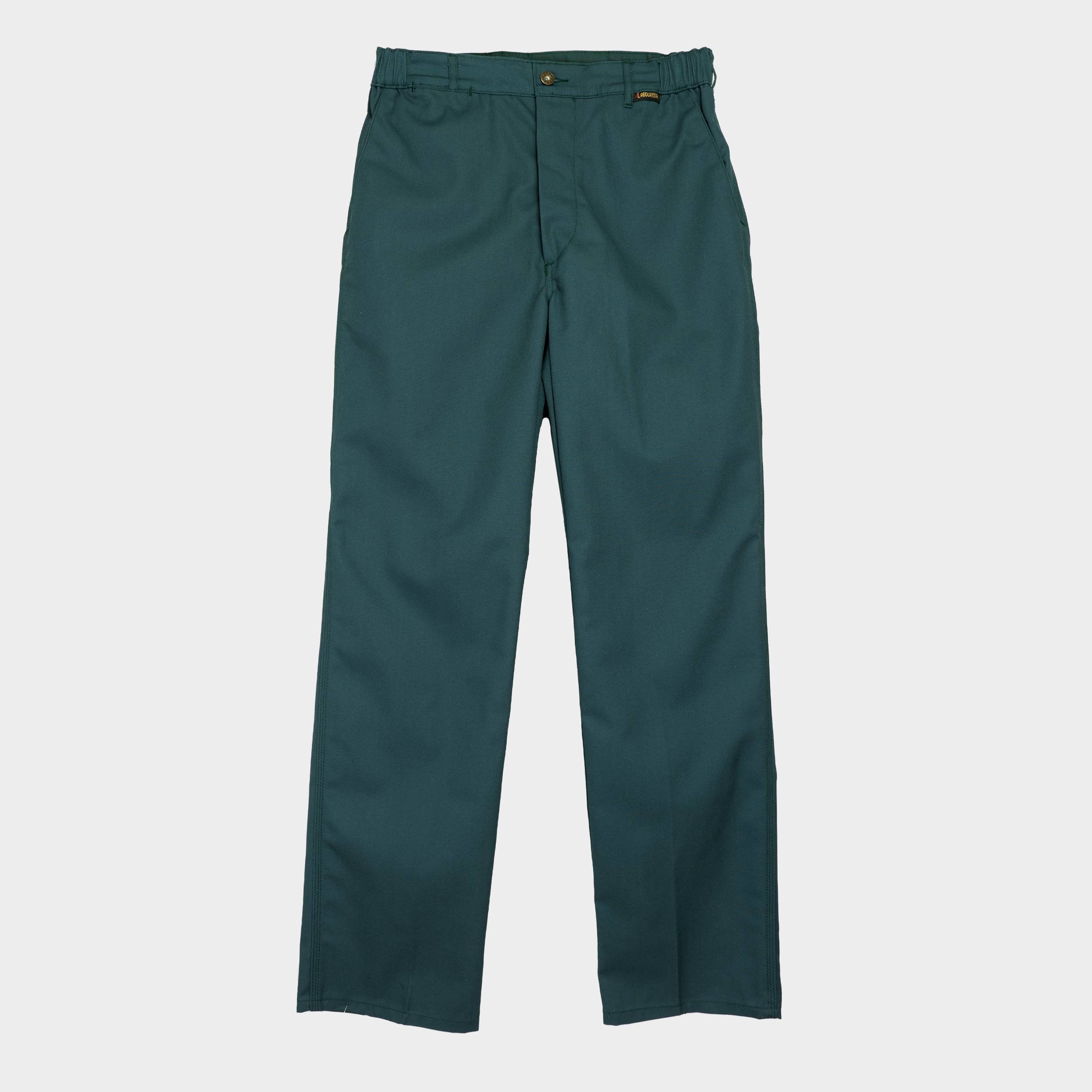 Le Laboureur French Cotton Blend  Work Pant in French Green