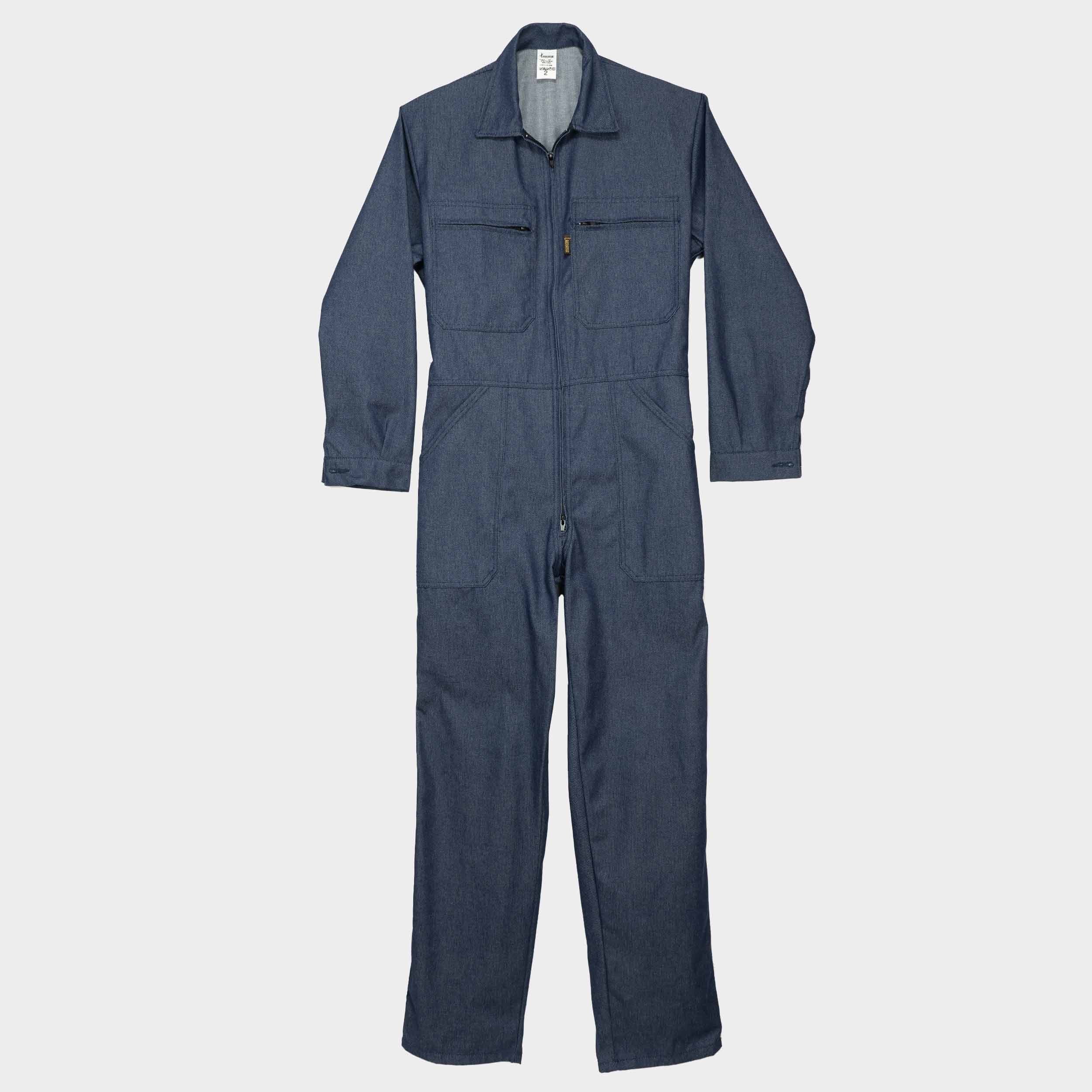 Le Laboureur for Gardenheir Denim Coveralls in Dark Denim