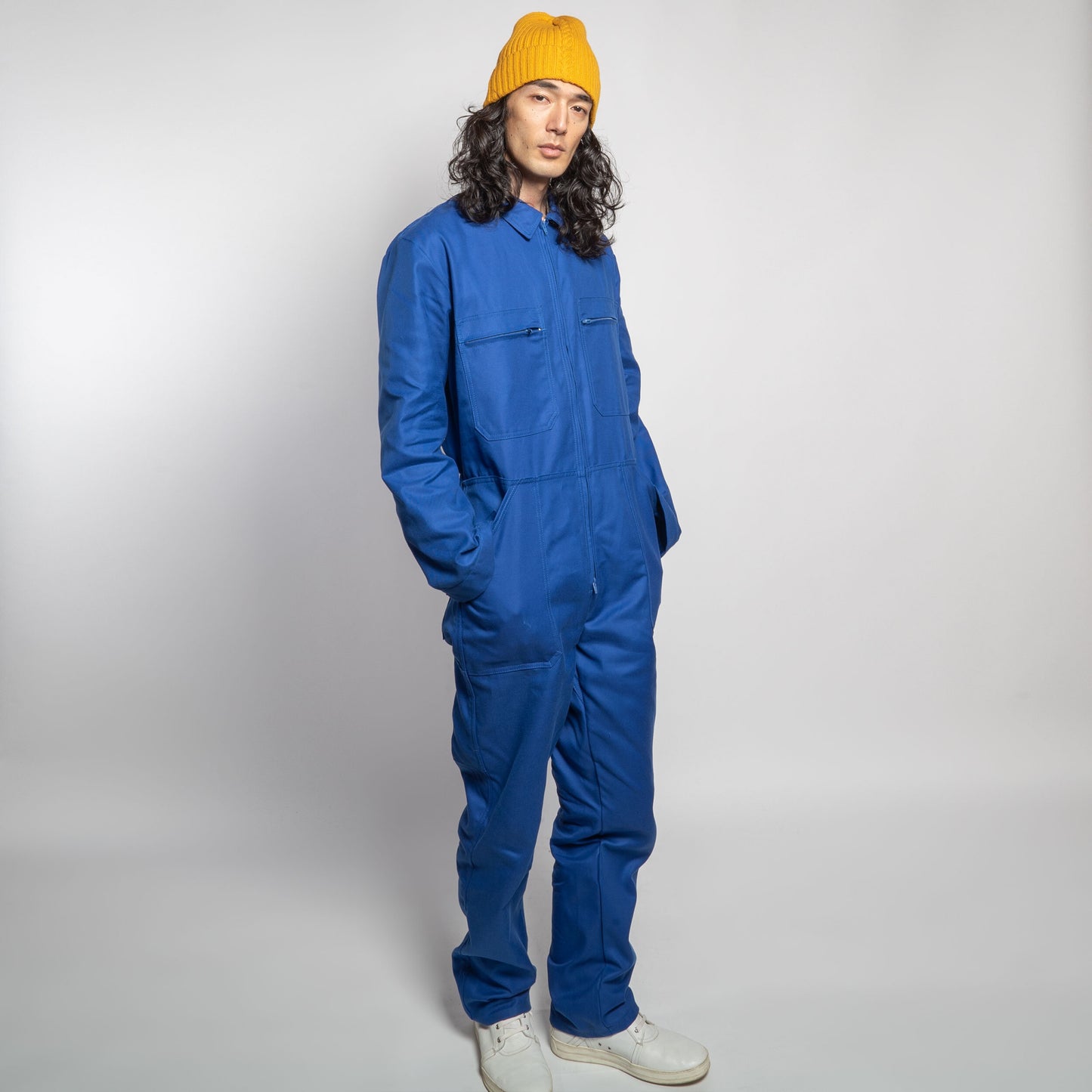 Le Laboureur French Cotton Coveralls in French Blue
