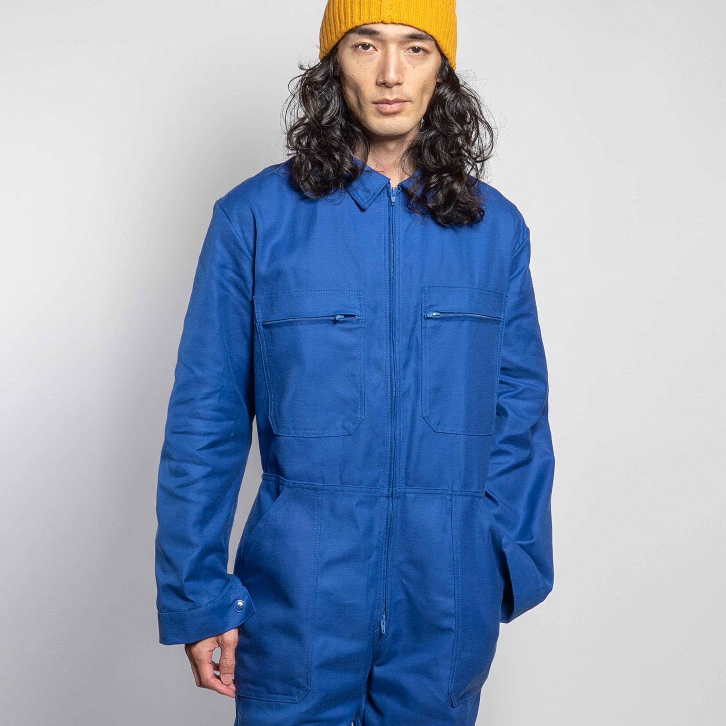 Le Laboureur French Cotton Coveralls in French Blue