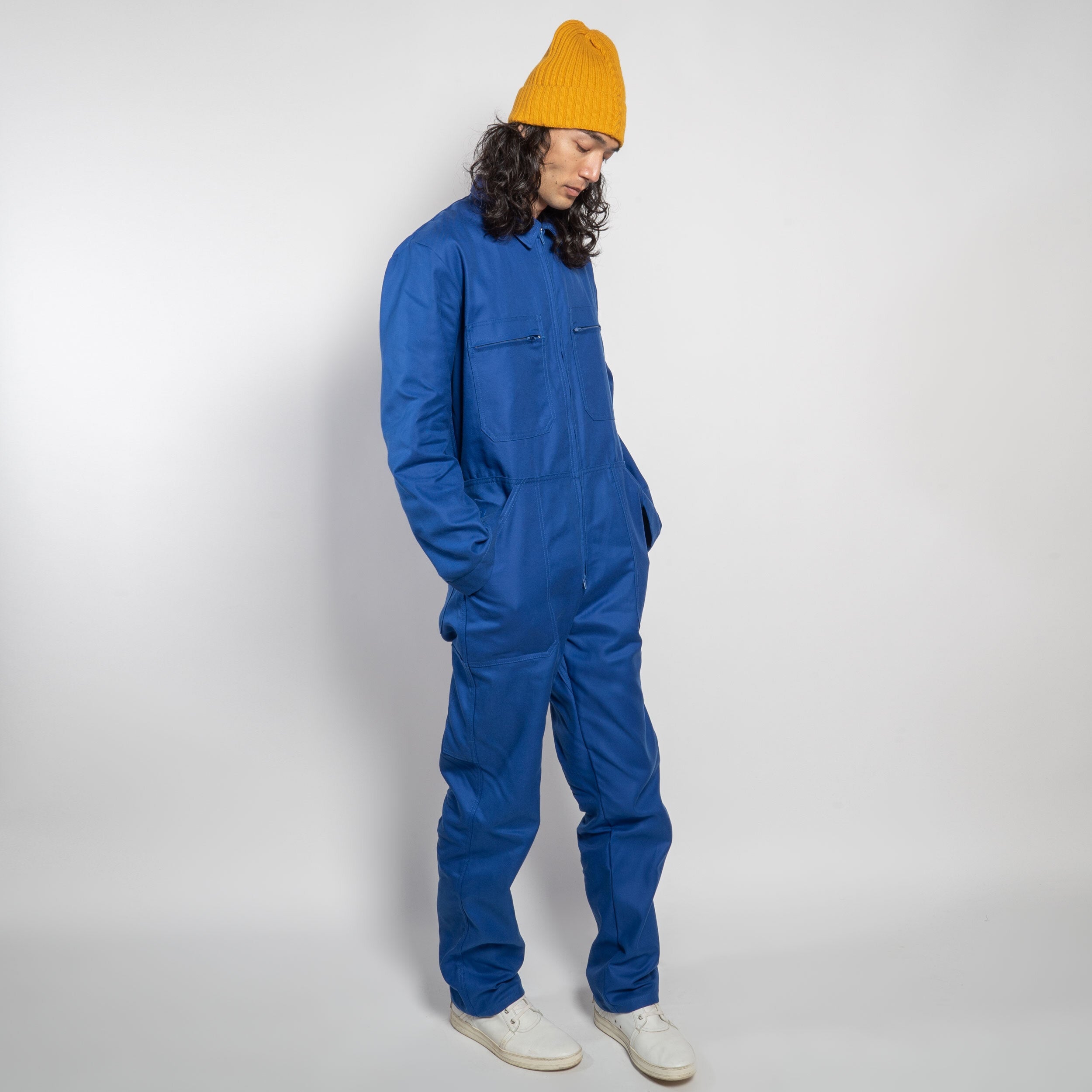 Le Laboureur French Cotton Coveralls in French Blue