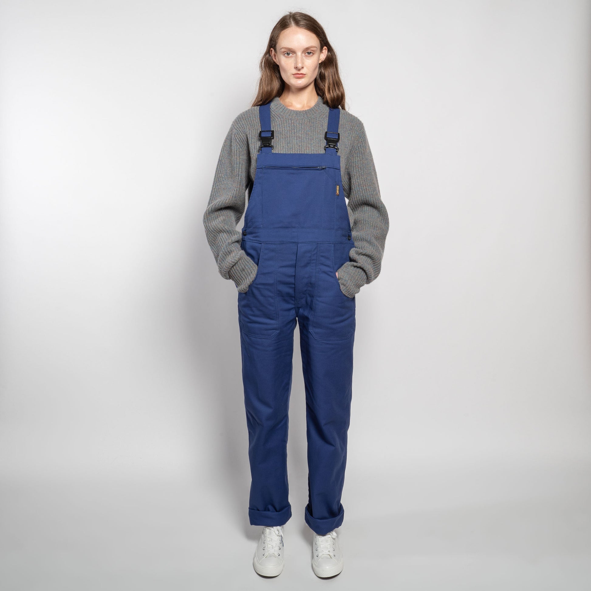 Le Laboureur French Cotton Overalls in Navy