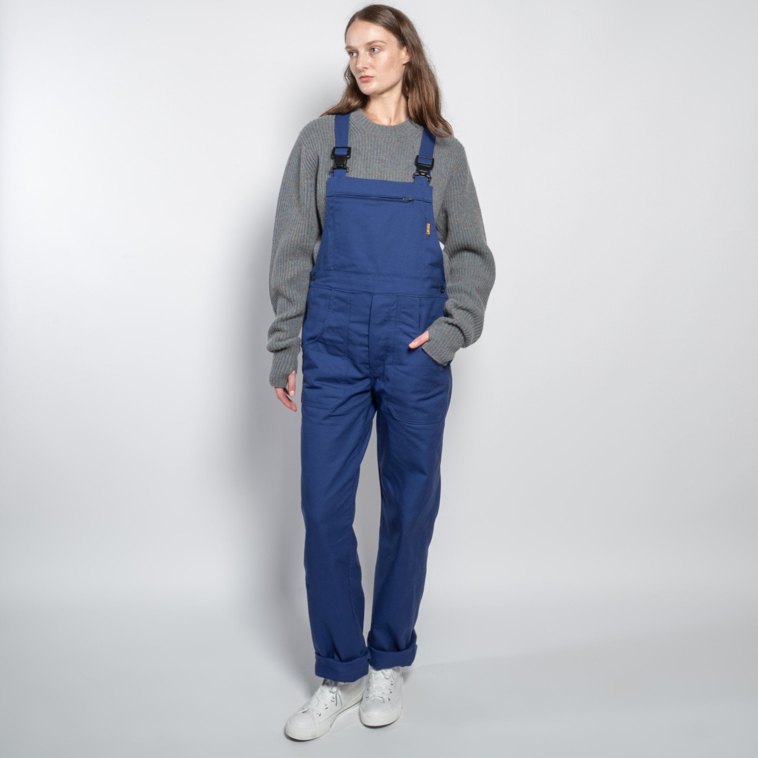 Le Laboureur French Cotton Overalls in Navy – Gardenheir