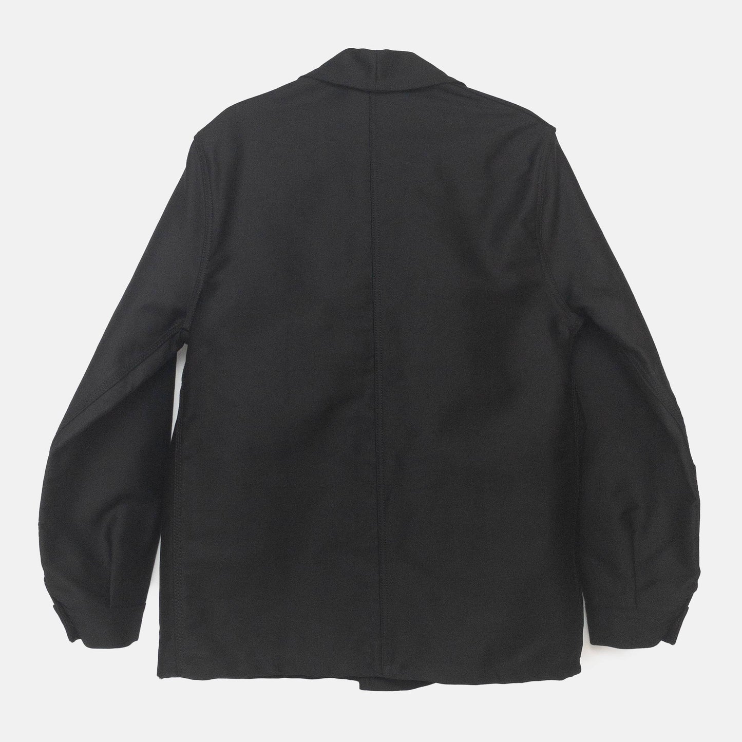 Le Laboureur French Cotton Moleskin Work Jacket in Black