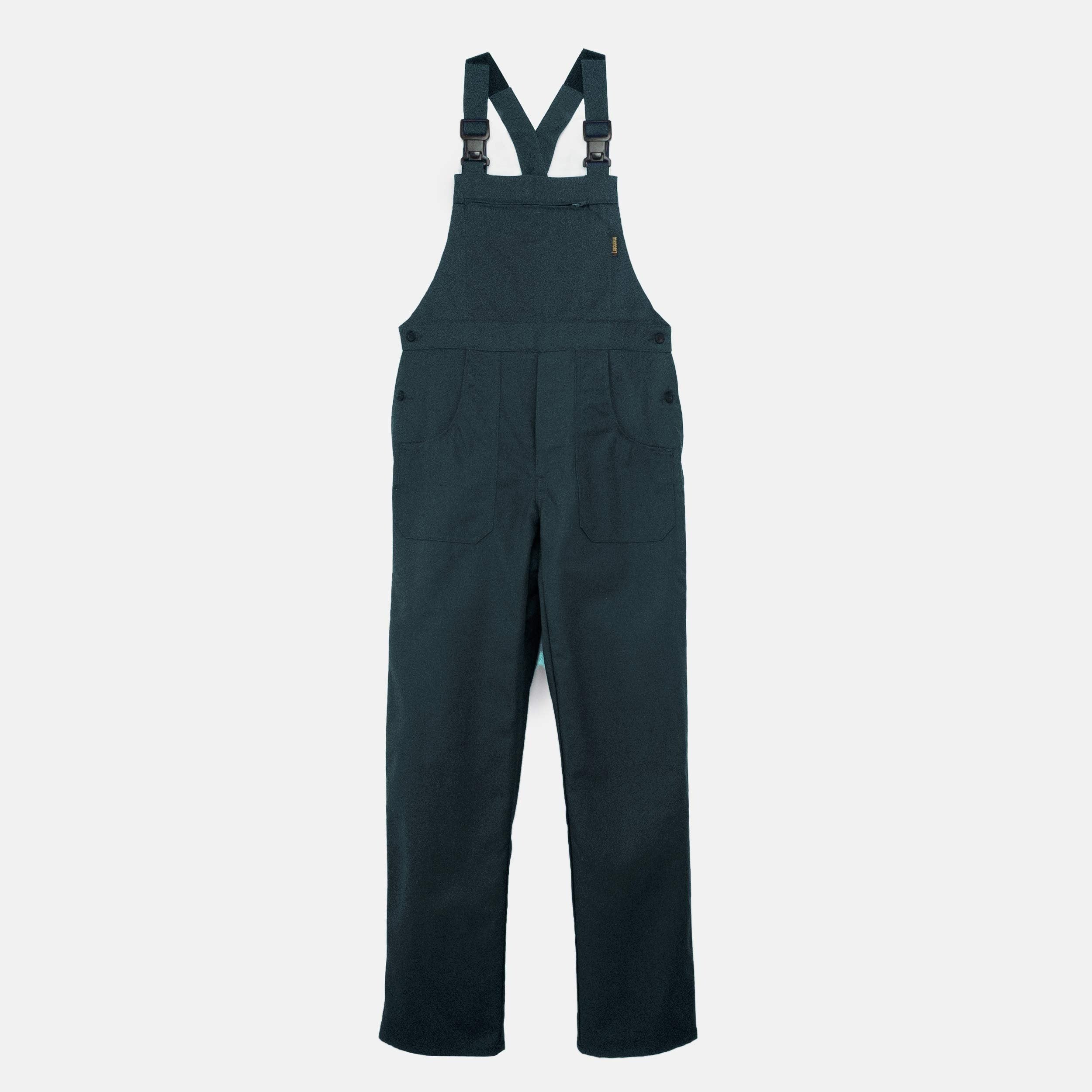 Le Laboureur French Cotton Blend Overalls in French Green