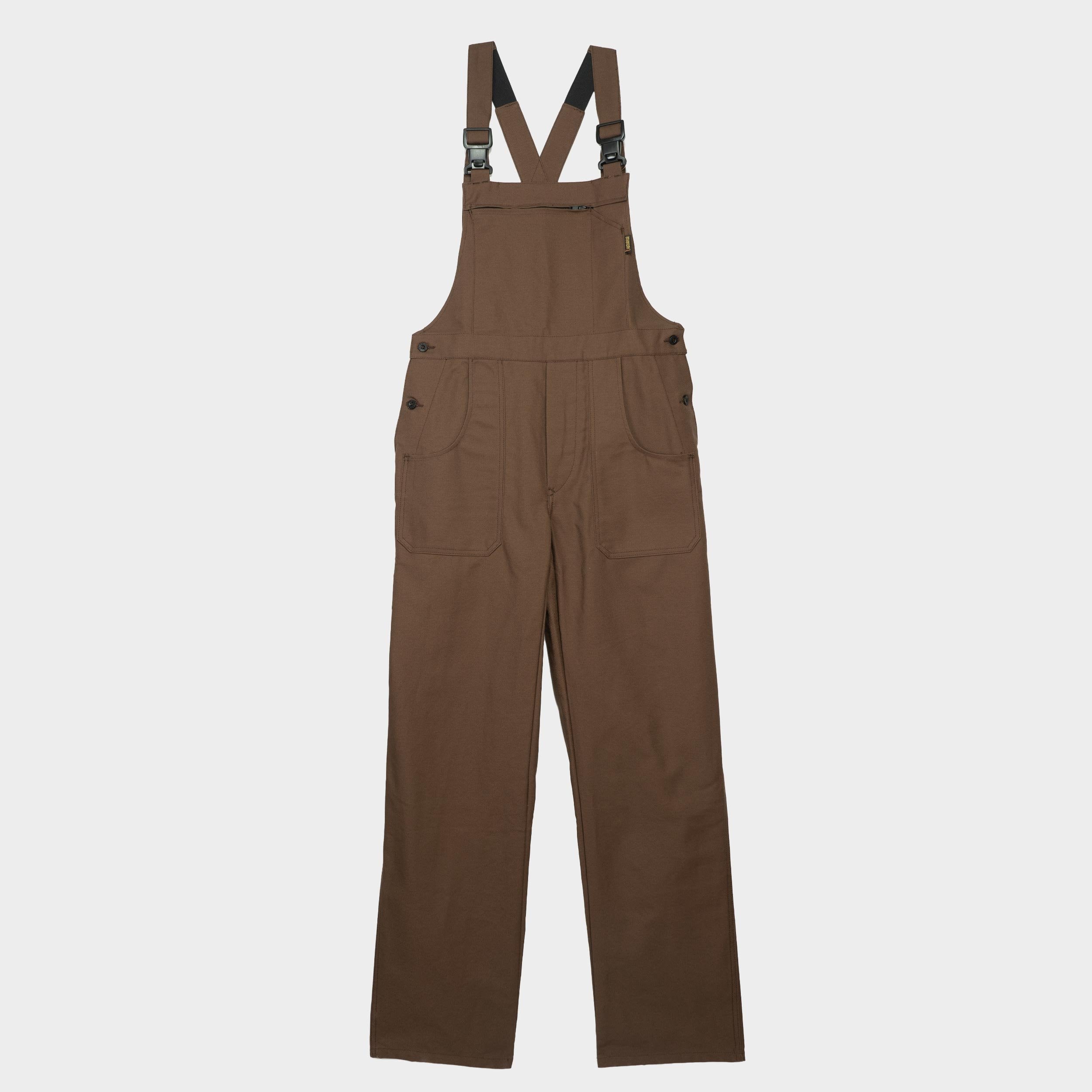 Le Laboureur for Gardenheir French Cotton Overalls in Brown