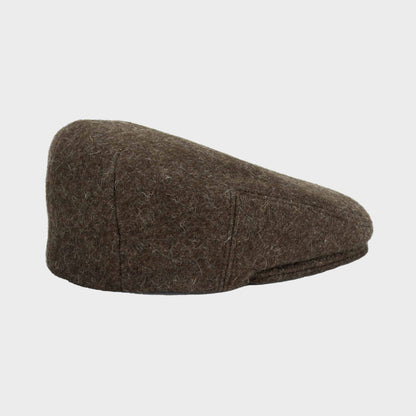 Le Laboureur Flat cap in carded Wool