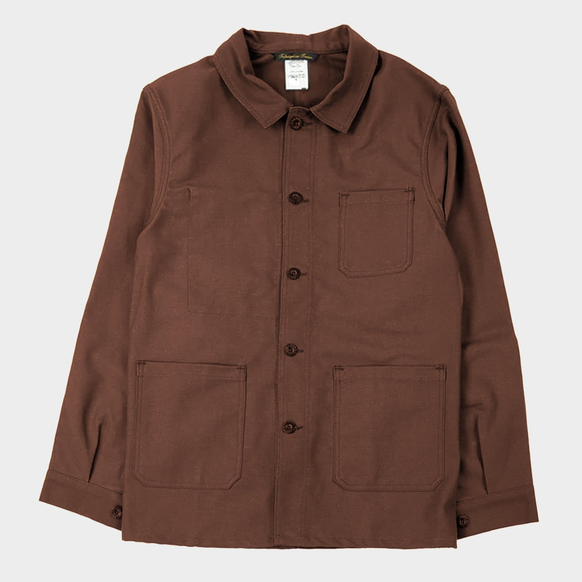Le Laboureur French Cotton Work Jacket in Brown