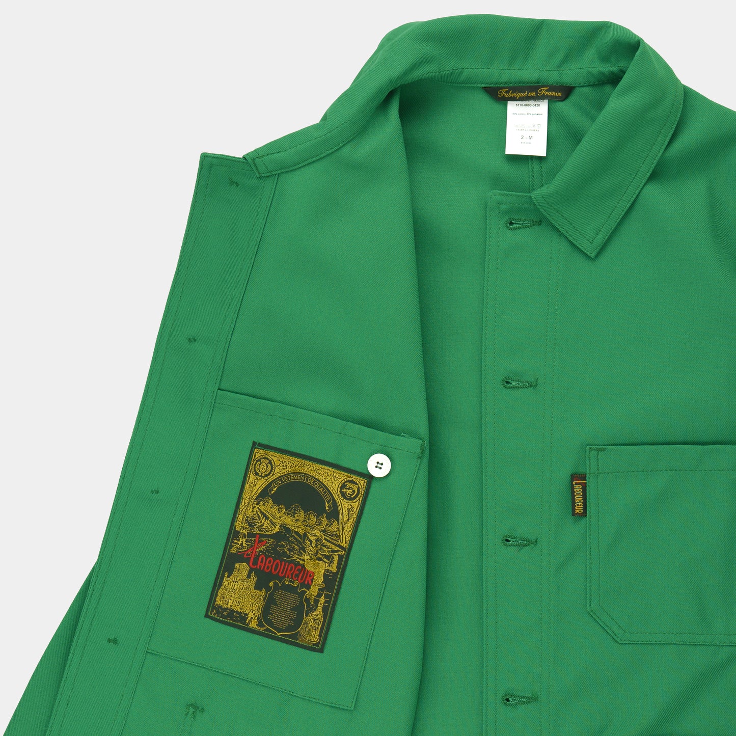 Le Laboureur Work Jacket in Classic Green