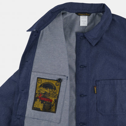 Le Laboureur for Gardenheir Denim Work Jacket in Dark Denim