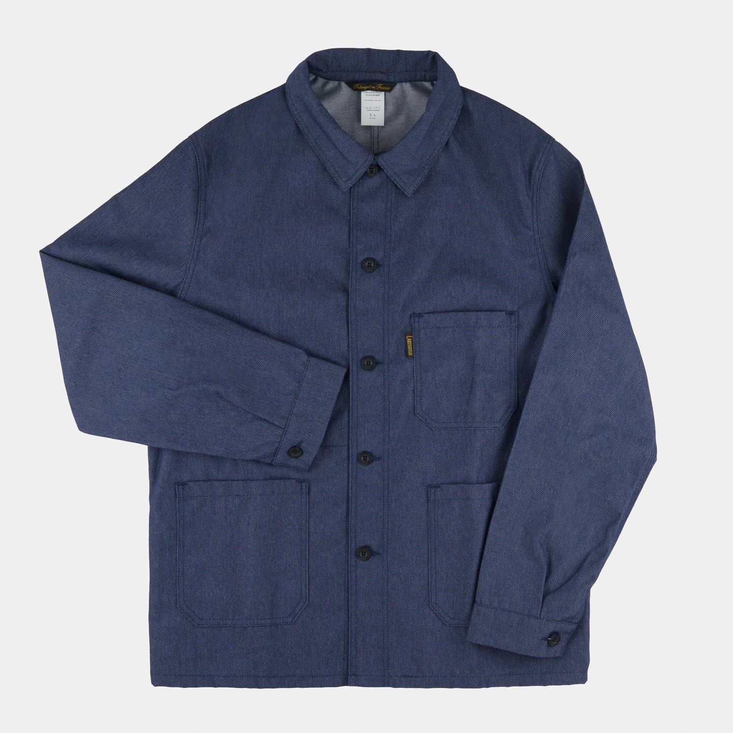 Le Laboureur for Gardenheir Denim Work Jacket in Dark Denim