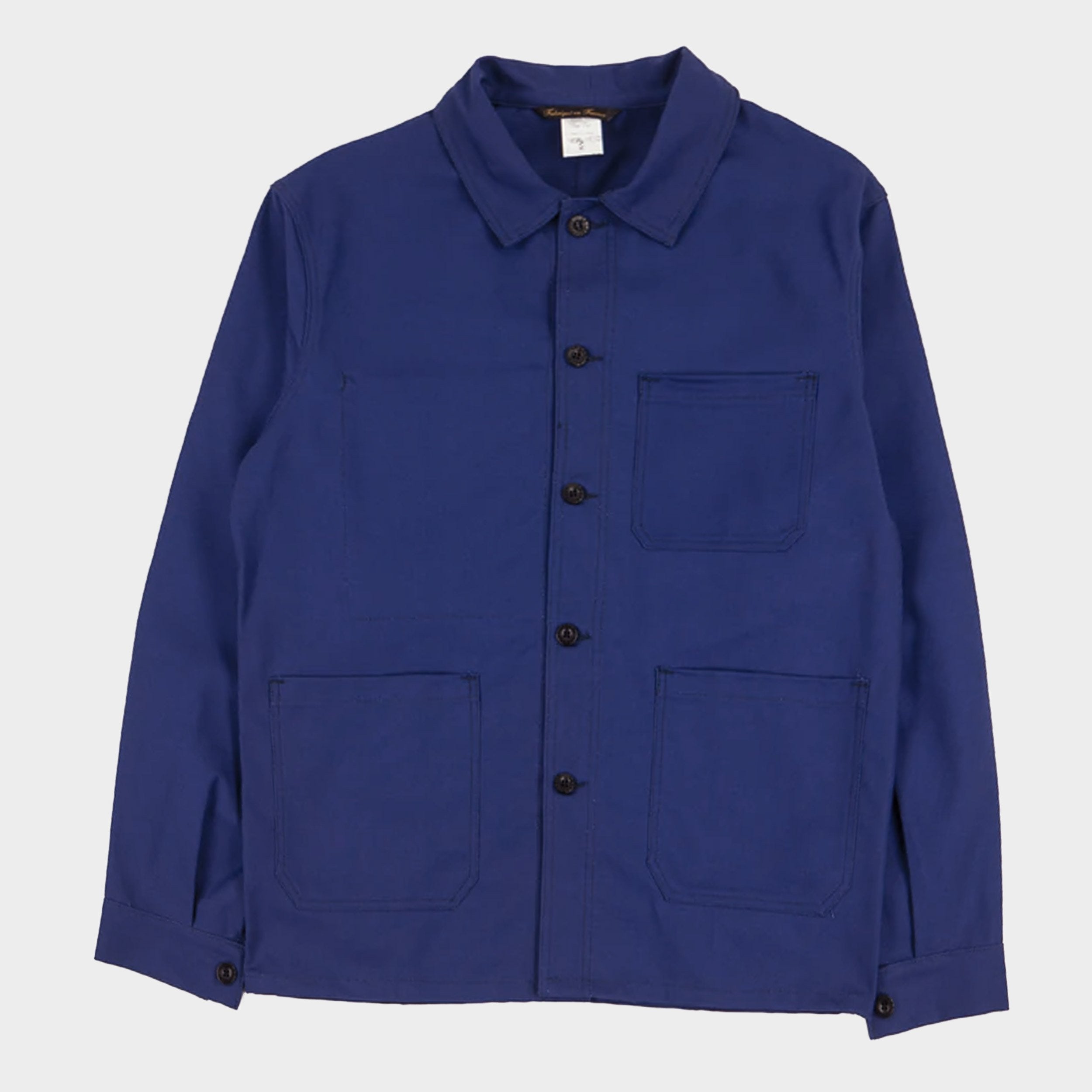 Le Laboureur French Cotton Work Jacket in Navy Blue