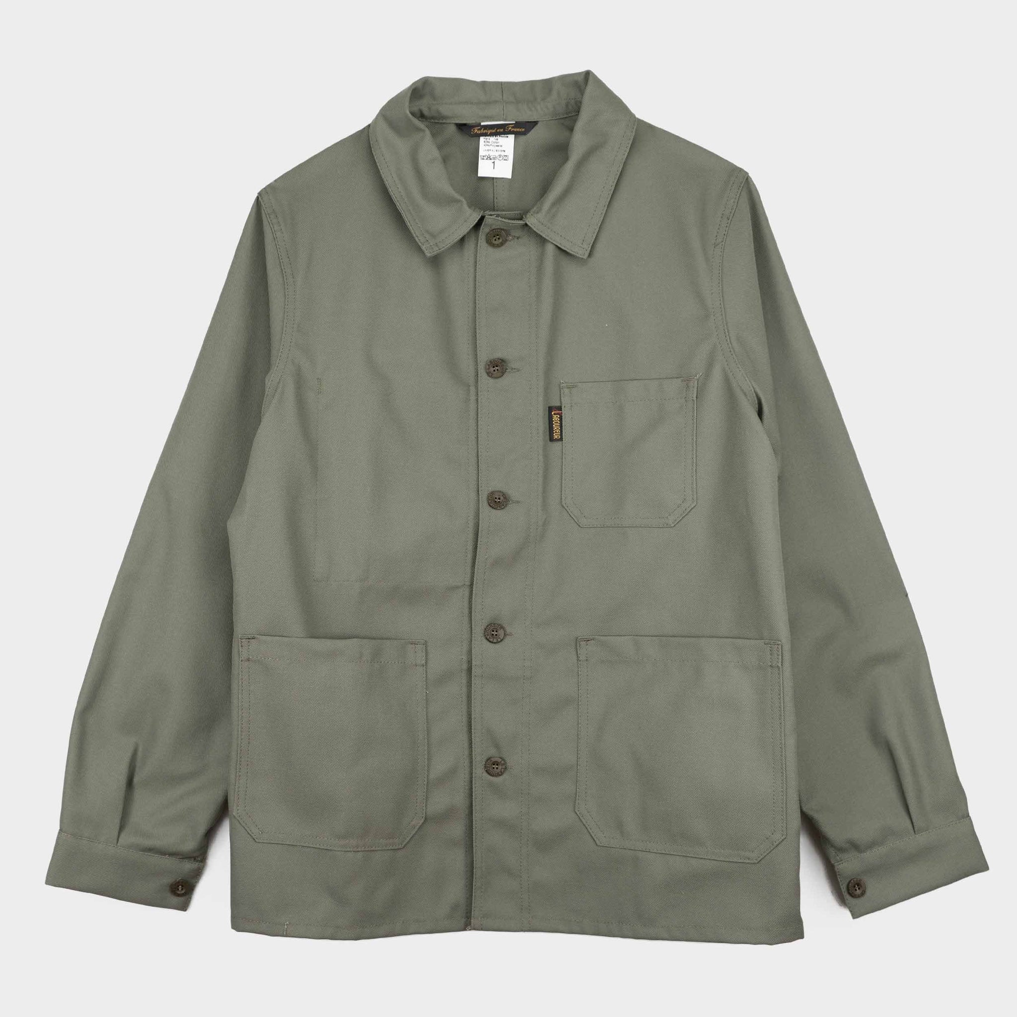 Le Laboureur Work Jacket in Olive Green – Gardenheir