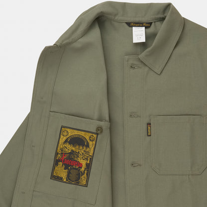 Le Laboureur Work Jacket in Olive Green