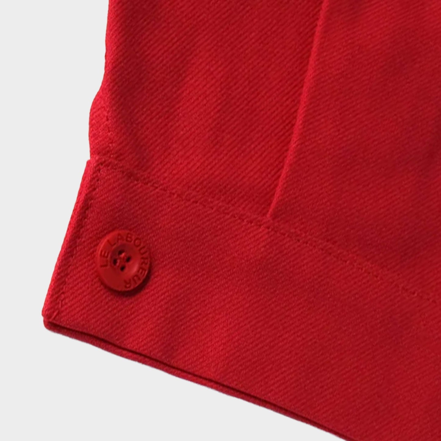 Le Laboureur French Cotton Work Jacket in Red