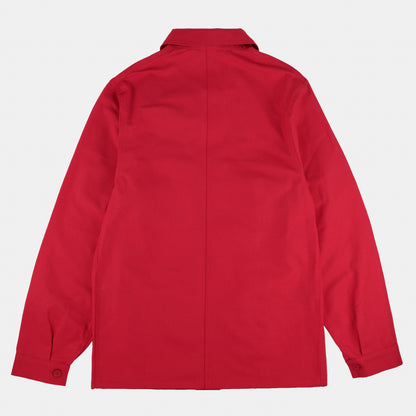 Le Laboureur French Cotton Work Jacket in Red