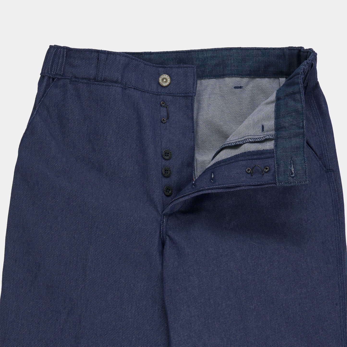 Le Laboureur for Gardenheir Denim Work Pant in Dark Denim