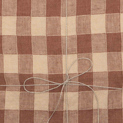 French Linen Tablecloth in Gingham