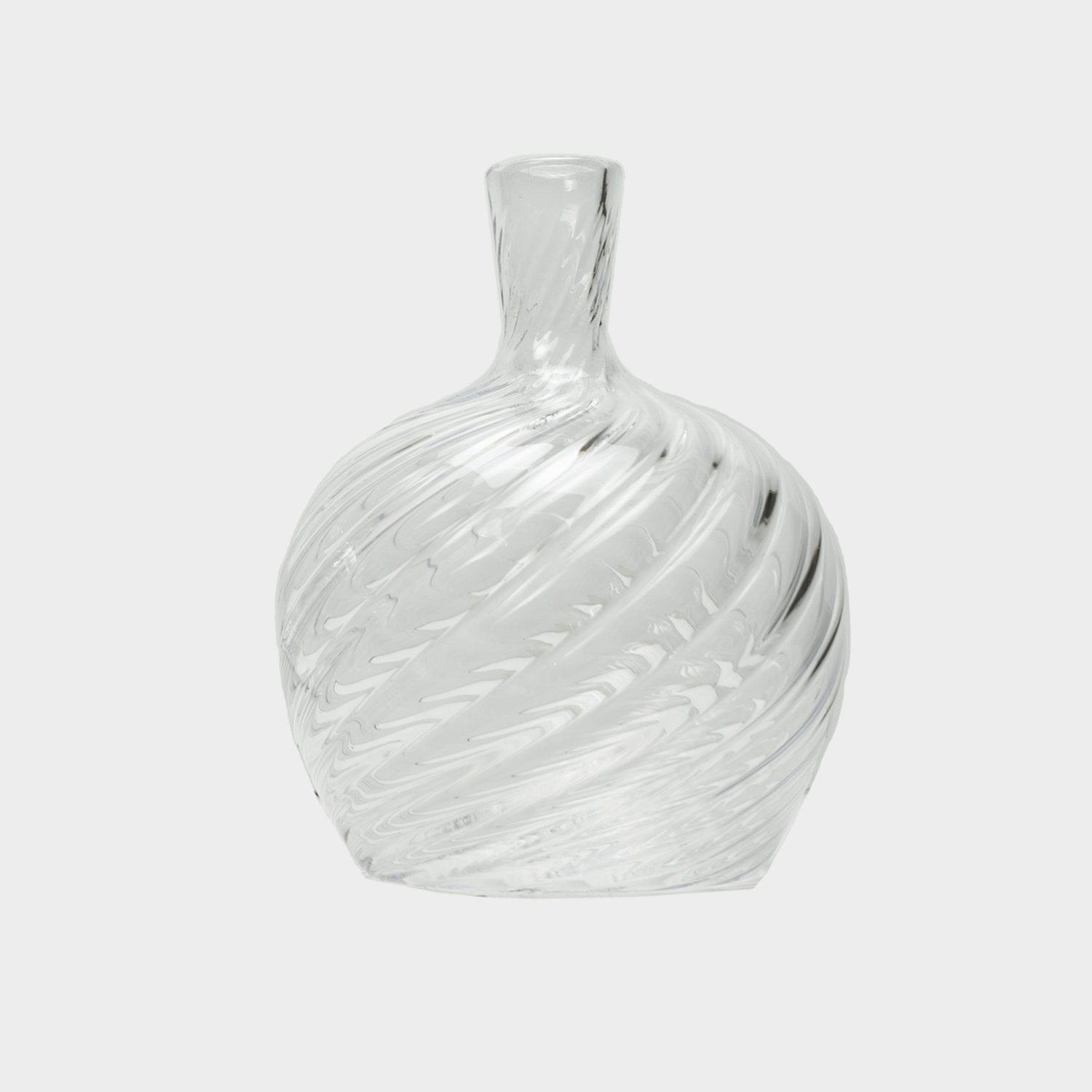 Mouth Blown Spiral Bud Vase Collection
