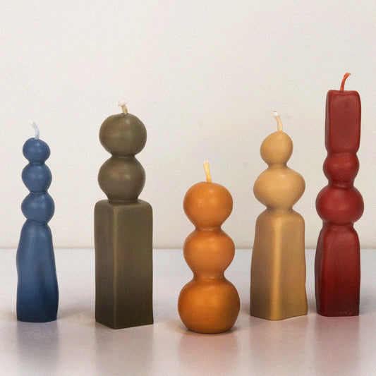 Hand Formed Scented Wax Candle Sculptures