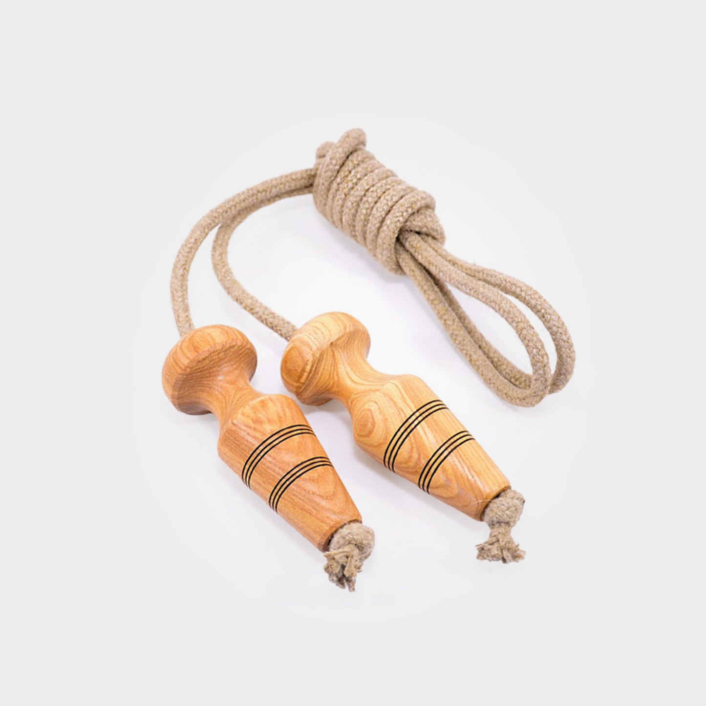 Classic Kid's Jump Rope with Wood Adjustable Handle. 2.4m