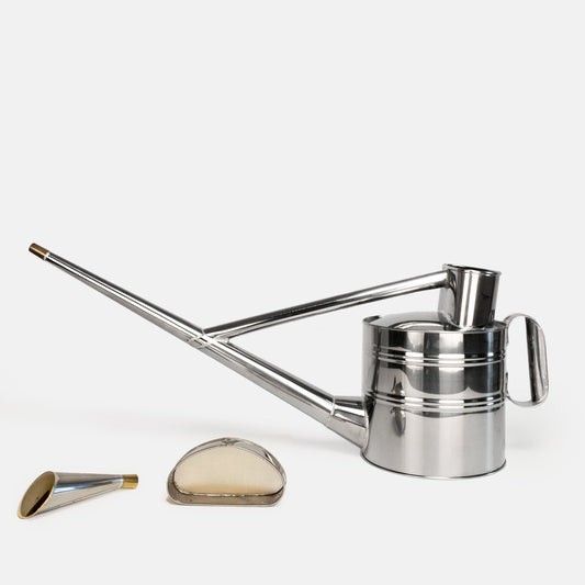 British Style Stainless Steel Watering Can No. 6 by Negishi Industry Co.