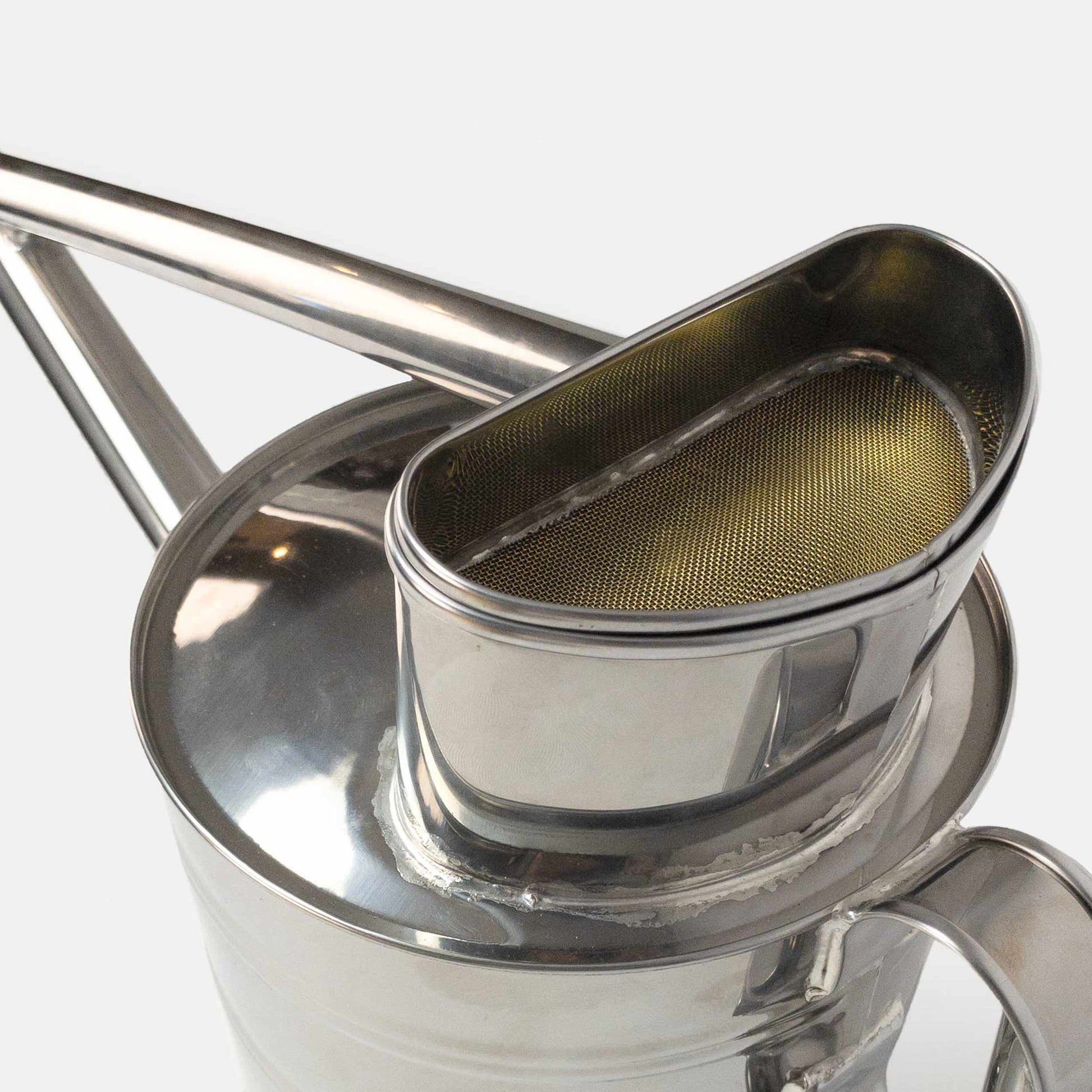 British Style Stainless Steel Watering Can No. 4 by Negishi Industry Co.