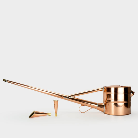 LONG-NECKED COPPER WATERING CAN NO. 6 BY NEGISHI INDUSTRY CO.
