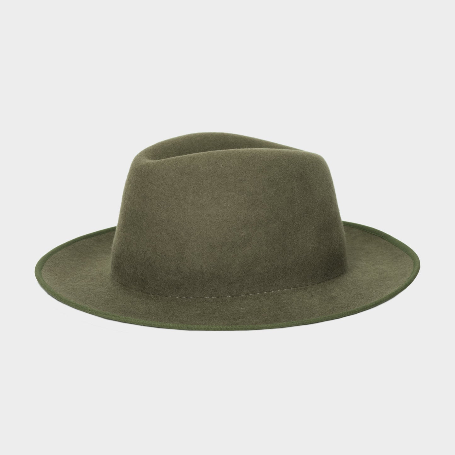 (Sold Out) Felted Wool Hat in Olive