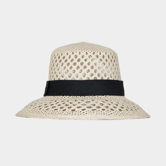 Handwoven Toquilla Straw Open Weave Crushable Hat