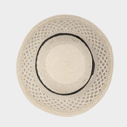 Handwoven Toquilla Straw Open Weave Crushable Hat