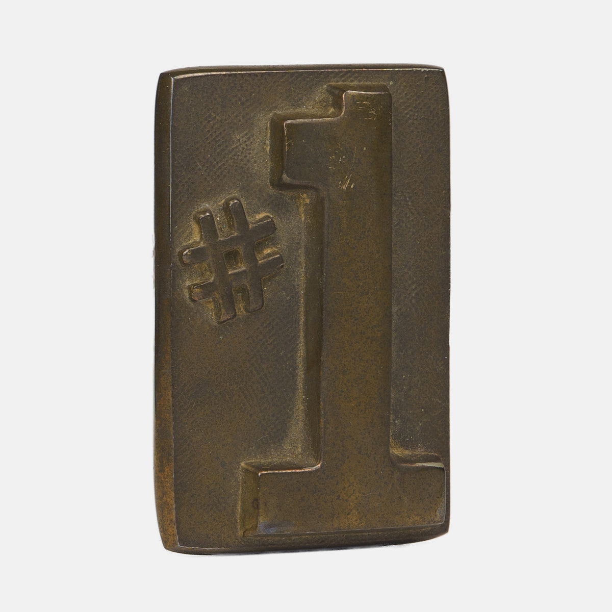 Vintage Copperplate #1 Paperweight
