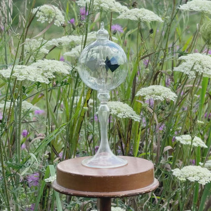 Standing Blown Glass Light Mill