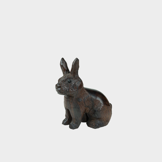 Vintage Hand Carved Wooden Rabbit, Georgia