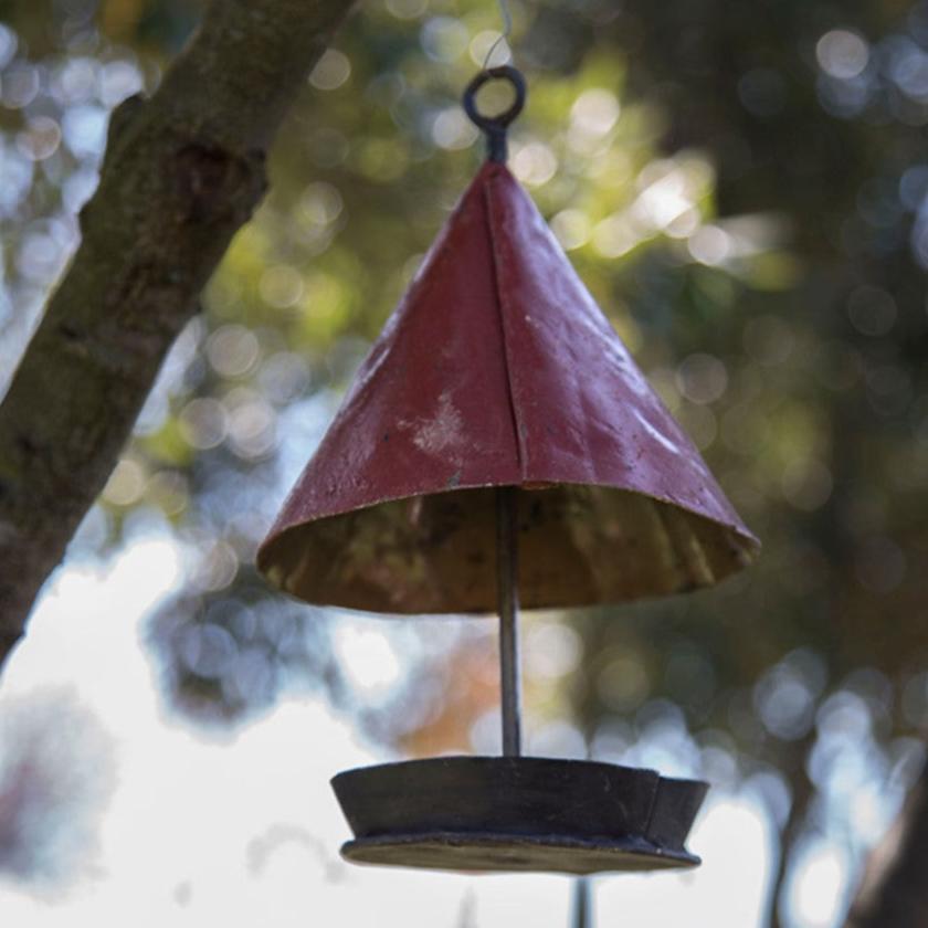 Recycled Metal Bird Feeder