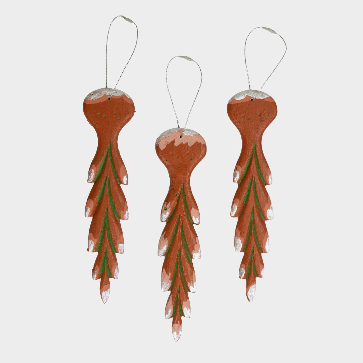 Handmade Icicle Ornaments- Set of 3