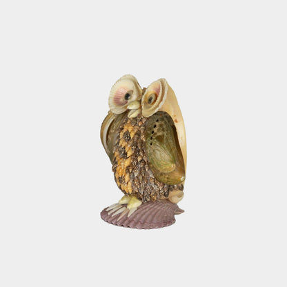 Vintage Seashell Owl