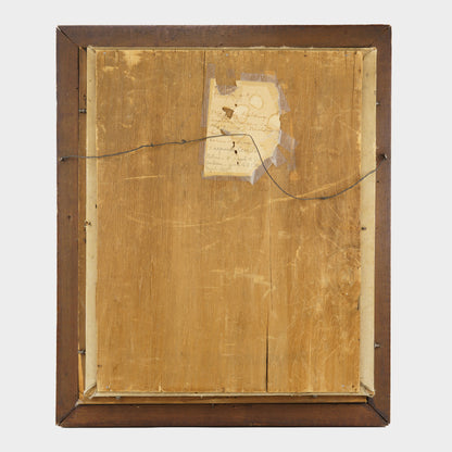 Antique Chromolithograph of Shepherd and Flock, Germany. 1800's