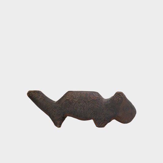 Vintage Folk Art Carved Squirrel