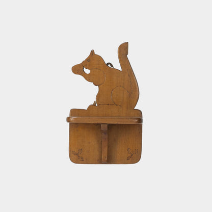 Vintage Squirrel Wood Shelf