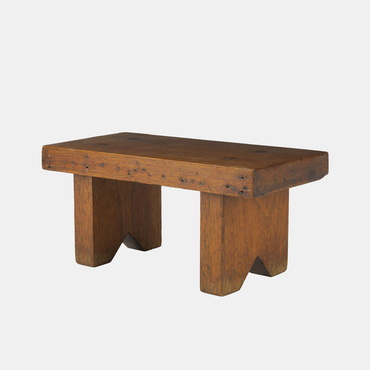 Vintage Oak Display Stool