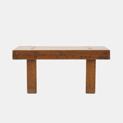 Vintage Oak Display Stool