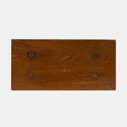 Vintage Oak Display Stool