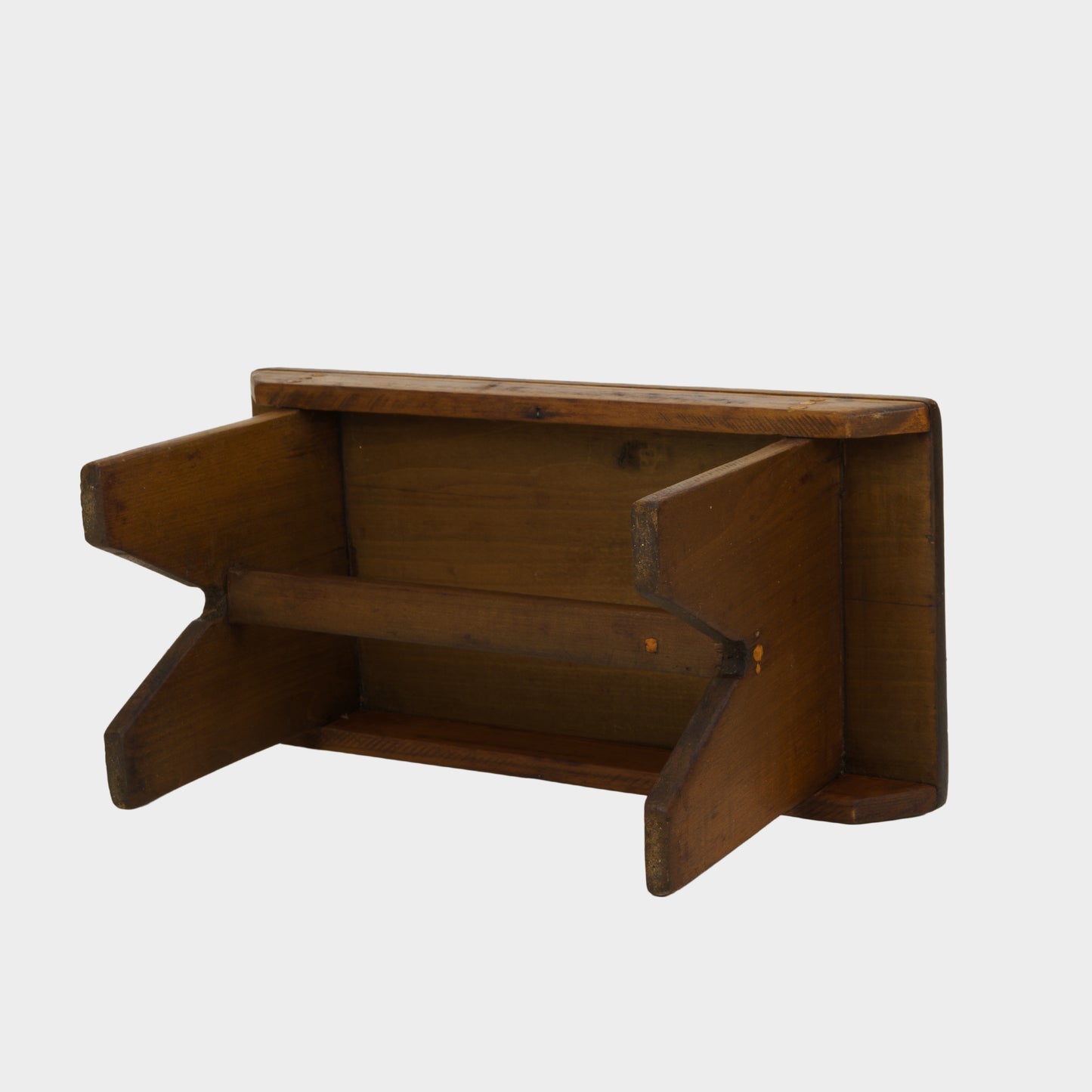 Vintage Peg Joined Oak Cricket Stool