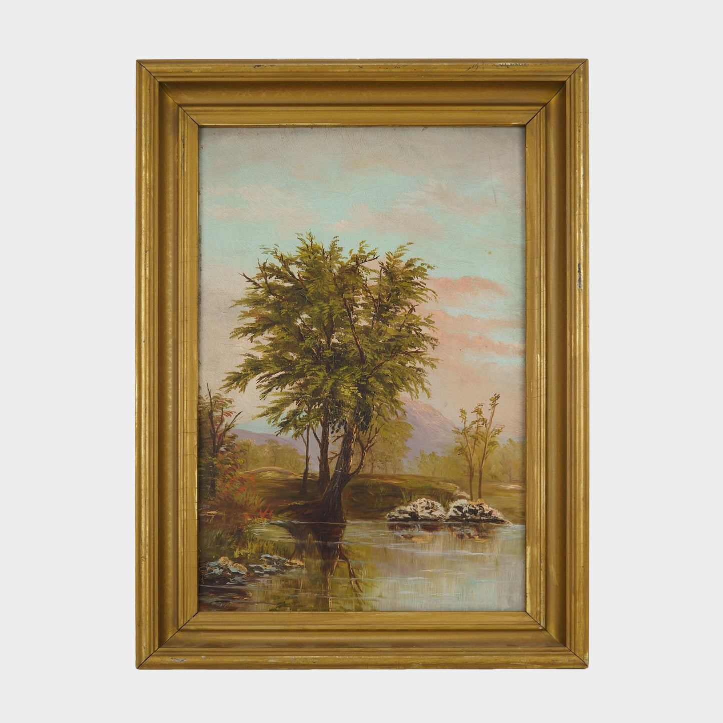 Antique Painting of Trees, 1900s