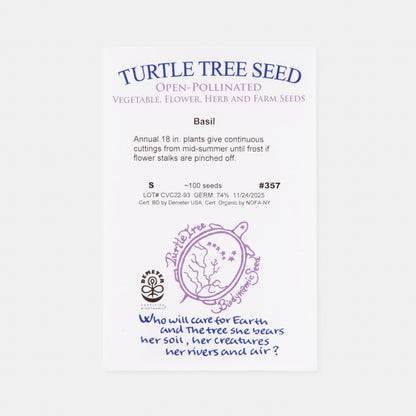 Biodynamic and Organic Essential Herbs Seed Collection Set