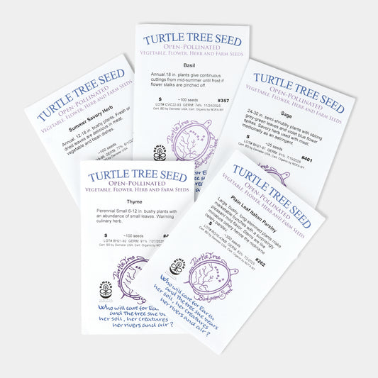 Biodynamic and Organic Essential Herbs Seed Collection Set