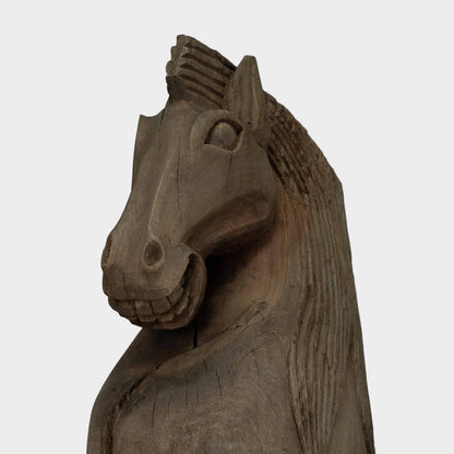 Vintage Carved Horse Sculpture, Pennsylvania, 20th C.